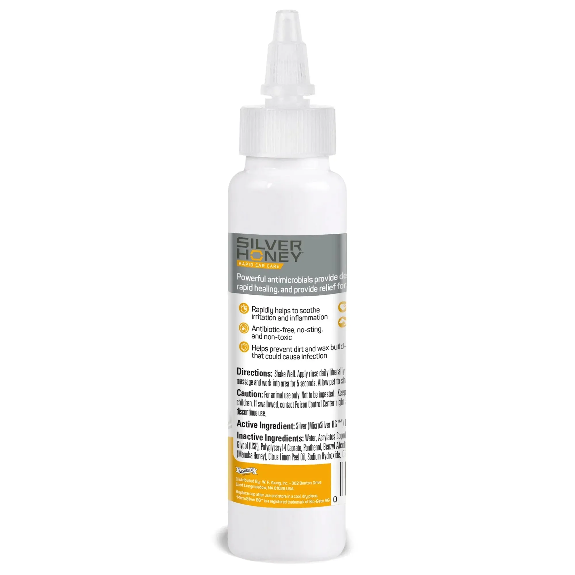 Absorbine Silver Honey® Rapid Ear Care Vet Strength Ear Rinse