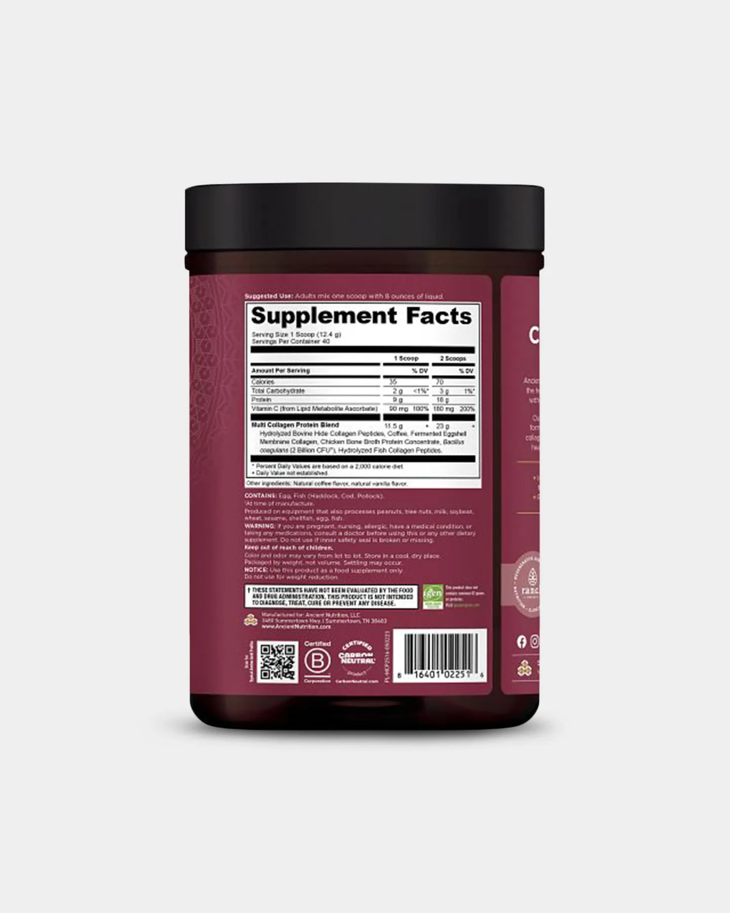 Ancient Nutrition Multi Collagen Protein - 20g