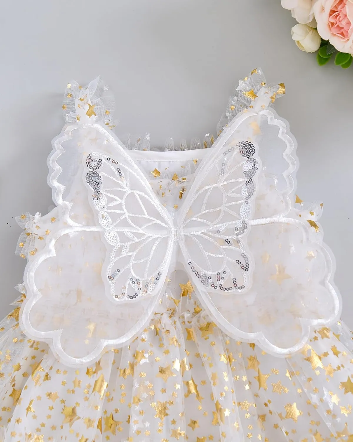 Baby Girl Dress Tulle Fairy Dress Toddler Girl Butterfly Summer Dresses Tutu Sundress Birthday Party Princess Clothes