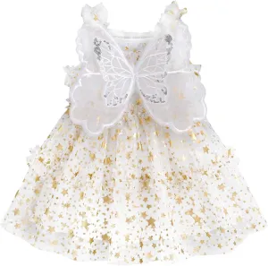 Baby Girl Dress Tulle Fairy Dress Toddler Girl Butterfly Summer Dresses Tutu Sundress Birthday Party Princess Clothes