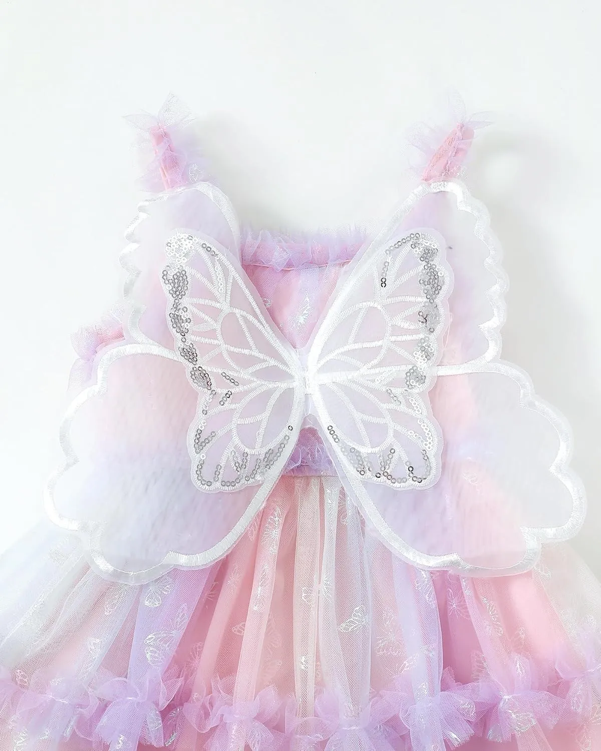 Baby Girl Dress Tulle Fairy Dress Toddler Girl Butterfly Summer Dresses Tutu Sundress Birthday Party Princess Clothes