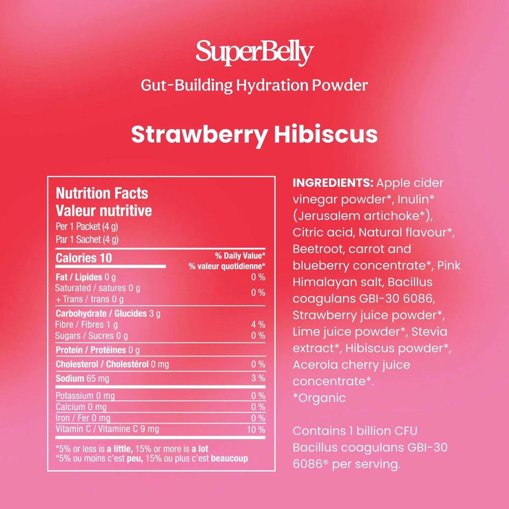 Blume SuperBelly Mix || Strawberry Hibiscus