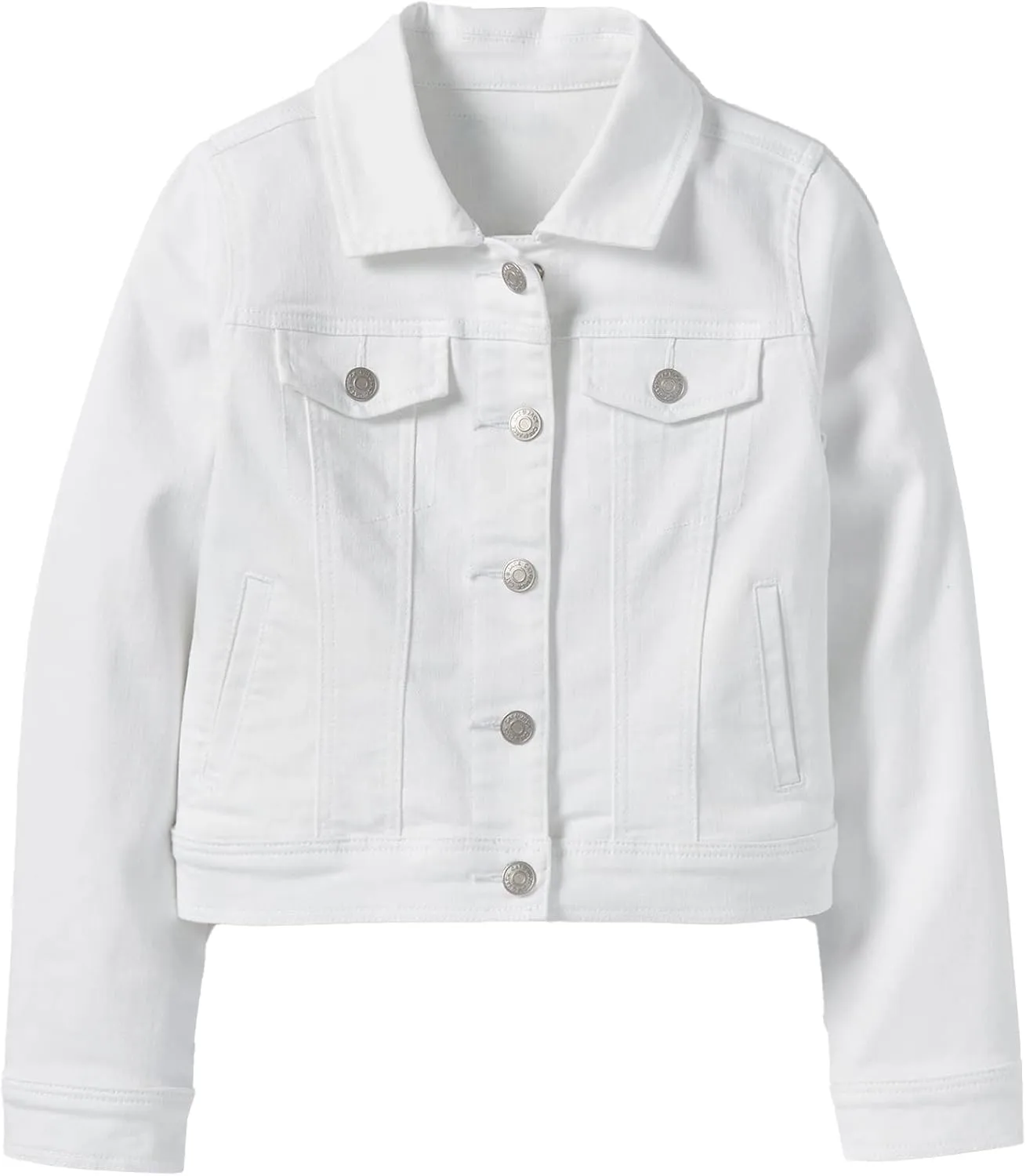 Boys Girls Basic Jean Jacket Kids Casual Denim Coat Classic Outwear