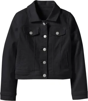 Boys Girls Basic Jean Jacket Kids Casual Denim Coat Classic Outwear