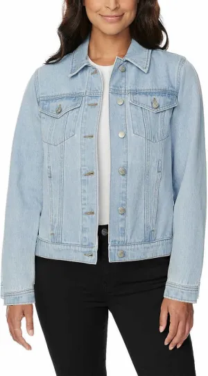Buffalo David Bitton Womens Classic Denim Jacket (as1, alpha, s, regular, regular, Light Indigo)