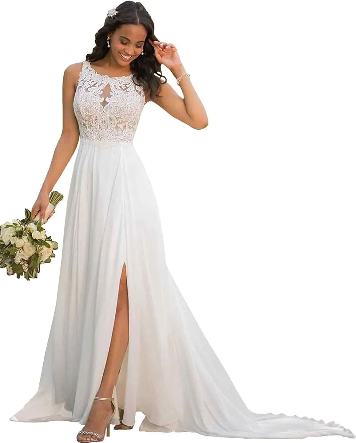 Cadoly Wedding Dresses for Bride 2025 Tulle Lace Applique Ball Gown A-line Modest White Bridal Gown with Sleeves