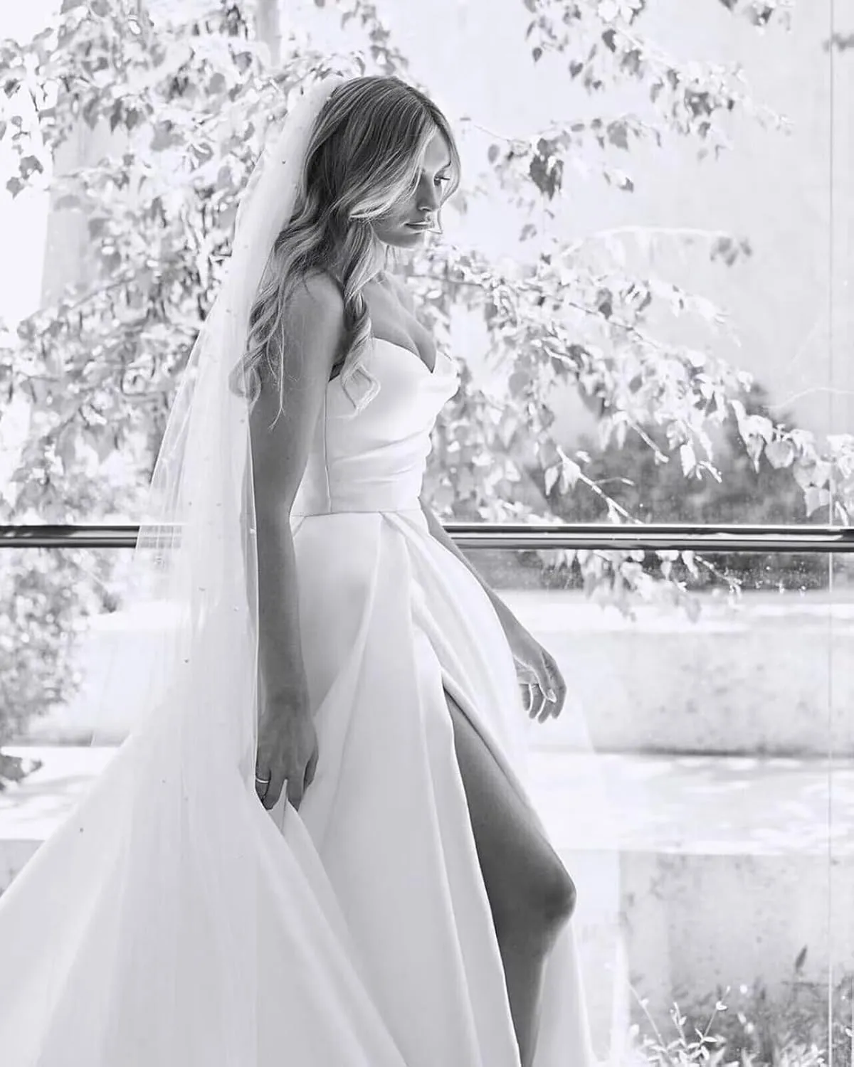 Cadoly Wedding Dresses for Bride 2025 Tulle Lace Applique Ball Gown A-line Modest White Bridal Gown with Sleeves