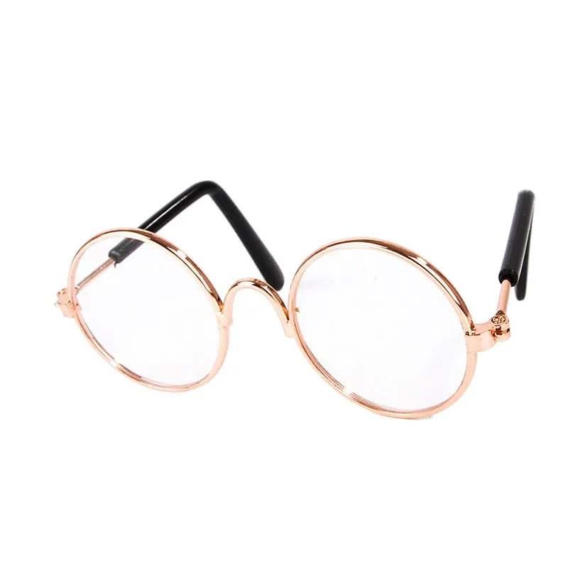 Cat Sunglasses Lovely Vintage Round Pet Glasses Reflection Dog Sunglasses Pet Eye Wear Glasses Funny Photos Props Accessories