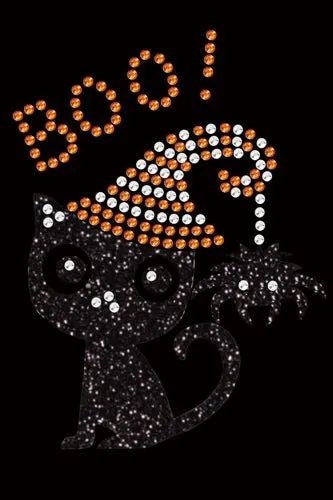 Cat with Spider Hat Rhinestone Bandanas- Many Colors