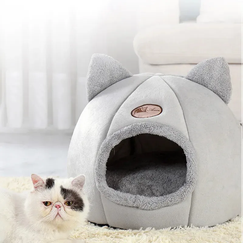 Cozy Pet Bed With Ears