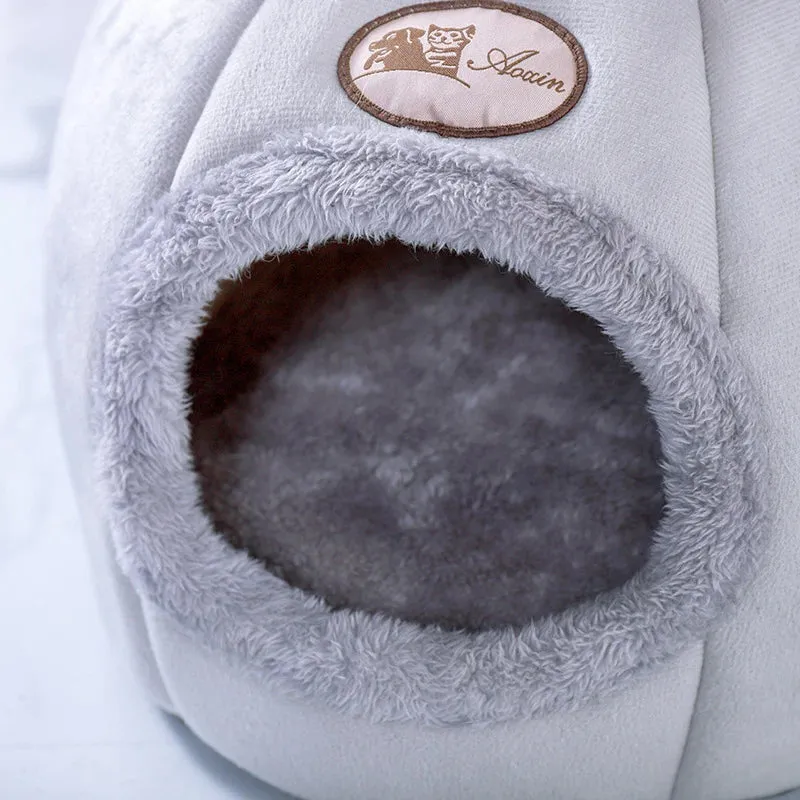 Cozy Pet Bed With Ears