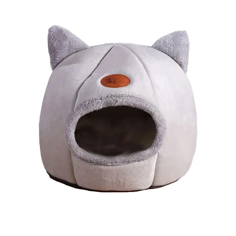 Cozy Pet Bed With Ears