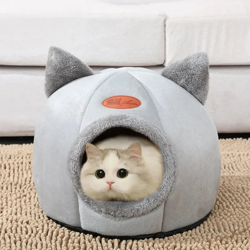 Cozy Pet Bed With Ears