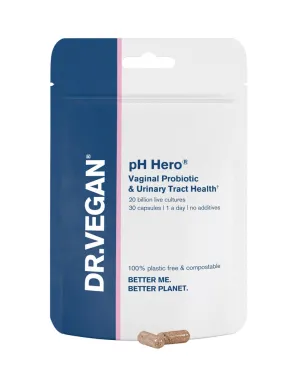 DR. VEGAN - Ph Hero | 30 Capsules | Vaginal Health & Uti Support
