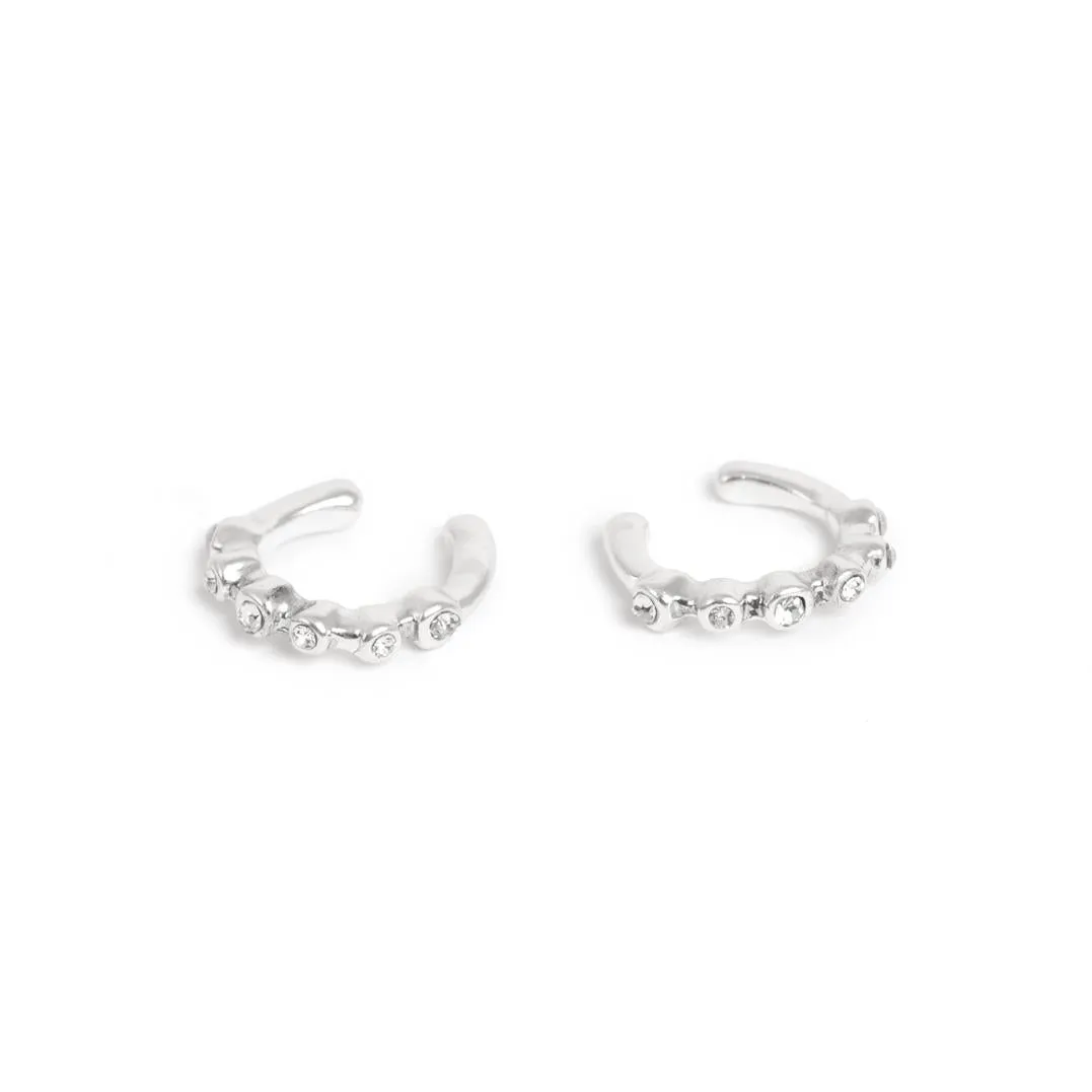Earcuff Natural Basics with Crystals
