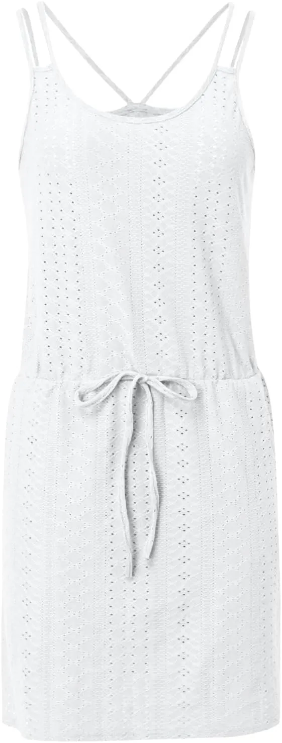 Eduavar Summer Dresses for Women 2024, Mini Dresses for Women Summer Lightweight Tank Dress Spaghetti Strap Boho Dresses
