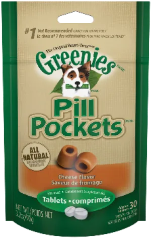 Greenies Pill Pockets Canine Cheese Flavor Dog Treats