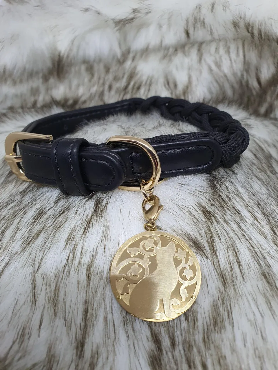 ID TAG - DOGTOPIA - INDIVIDUALLY HANDMADE BRASS DOG ID TAG