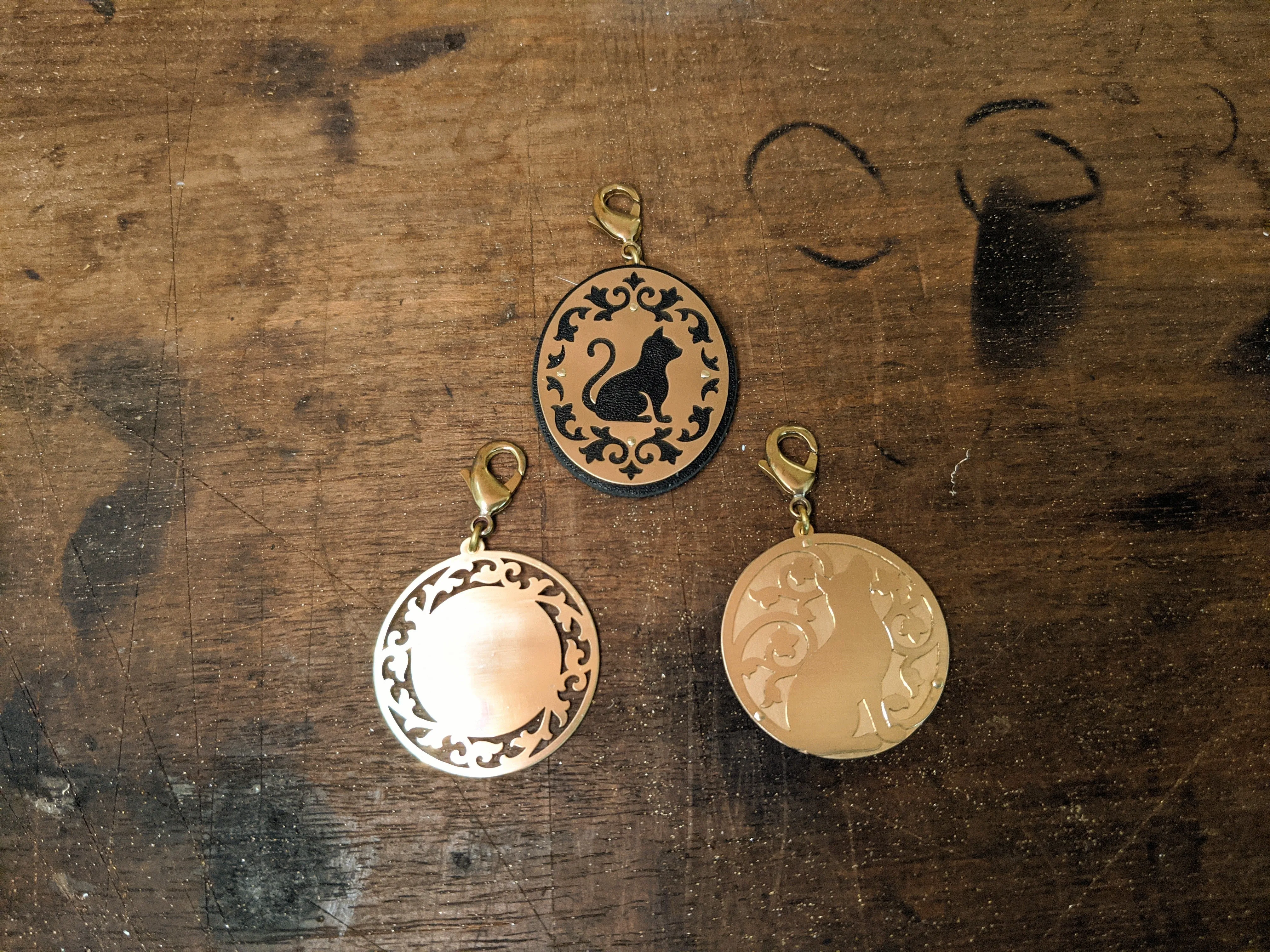 ID TAG - DOGTOPIA - INDIVIDUALLY HANDMADE BRASS DOG ID TAG