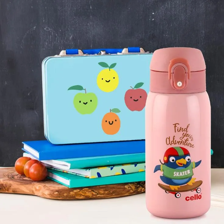Junior 375 Hot & Cold Stainless Steel Kids Water Bottle, 375ml