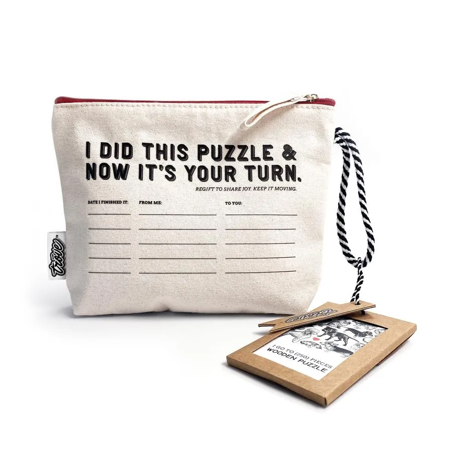 Just Pouch 250 Piece Wooden Puzzles