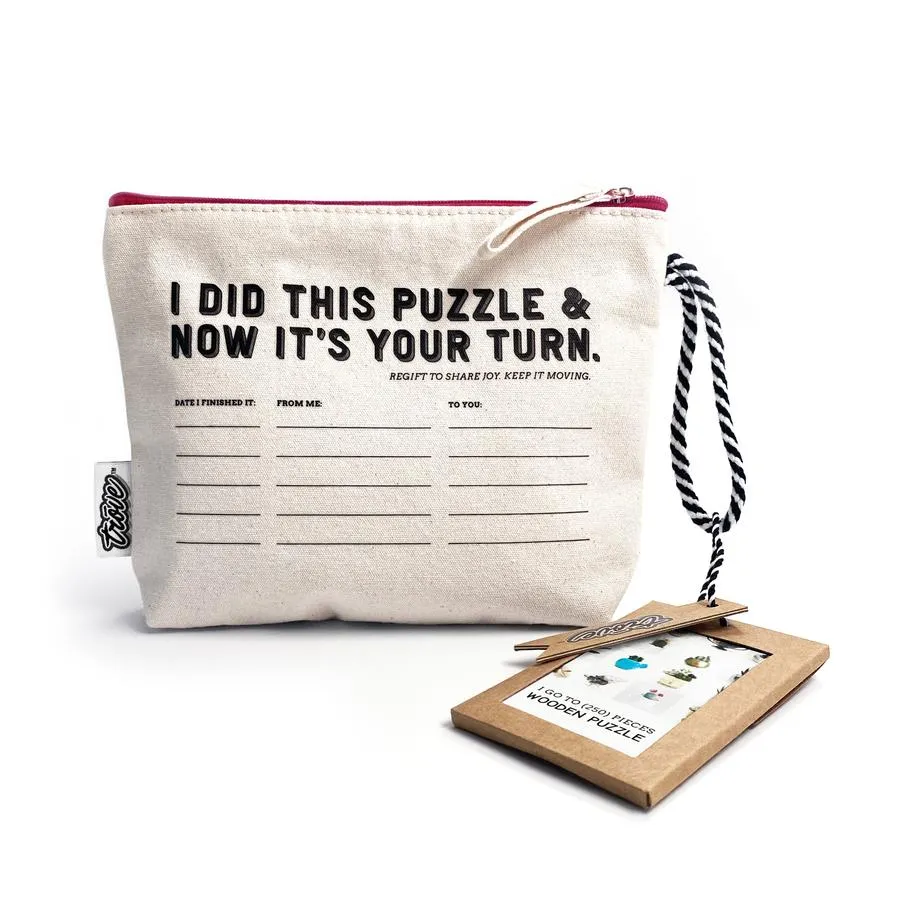 Just Pouch 250 Piece Wooden Puzzles