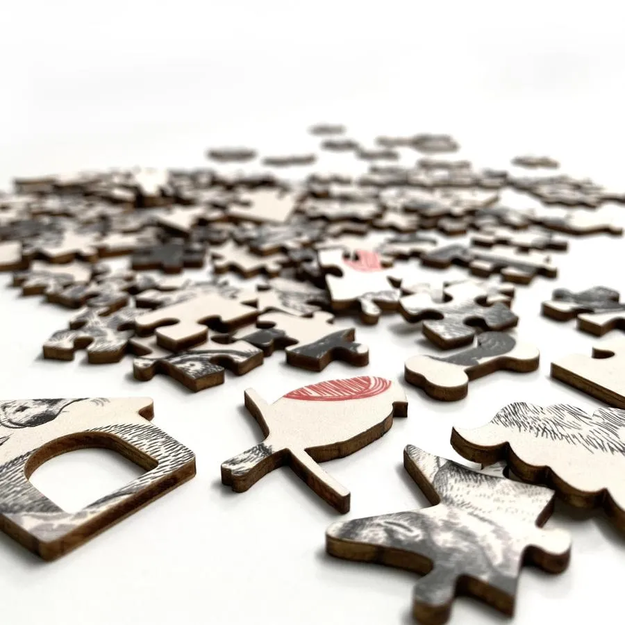 Just Pouch 250 Piece Wooden Puzzles