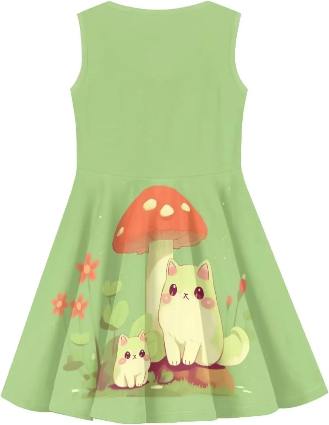 Kids Casual Dress for Girls Cute Outfits Sleeveless Clothes Size 3-16