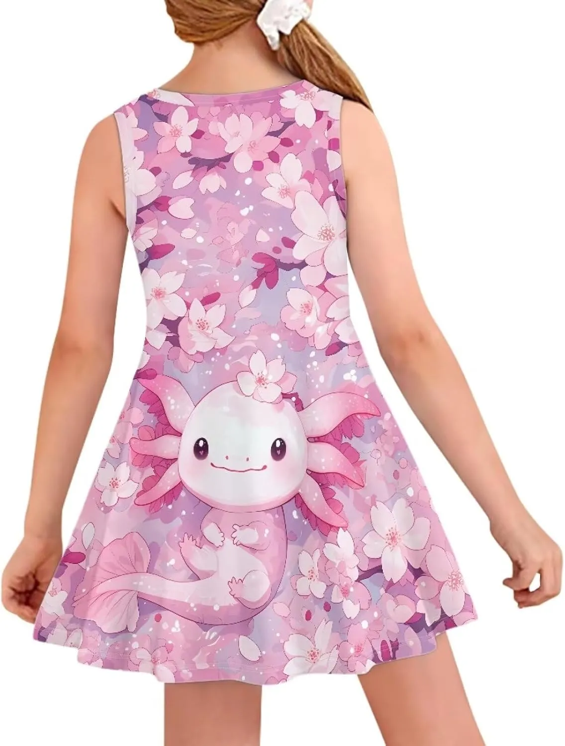 Kids Casual Dress for Girls Cute Outfits Sleeveless Clothes Size 3-16