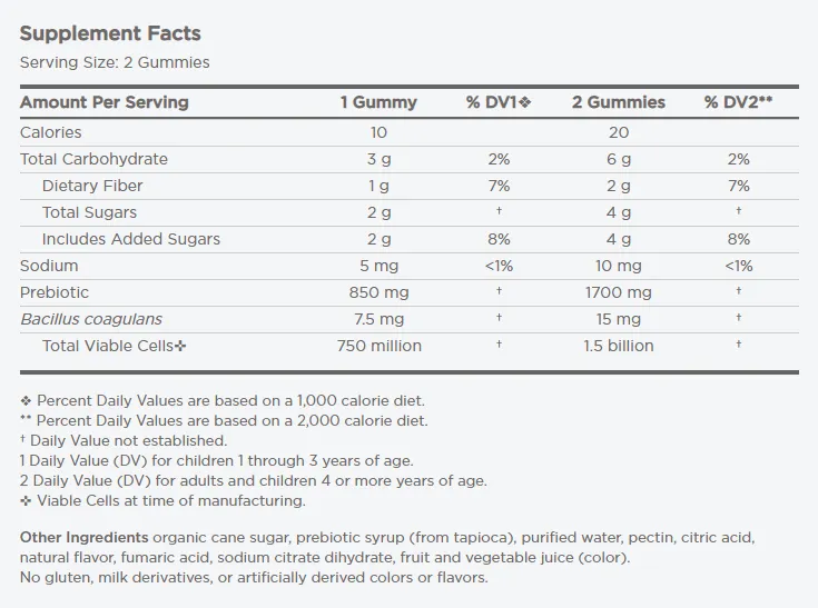 Kids Nordic Flora Probiotic Gummies