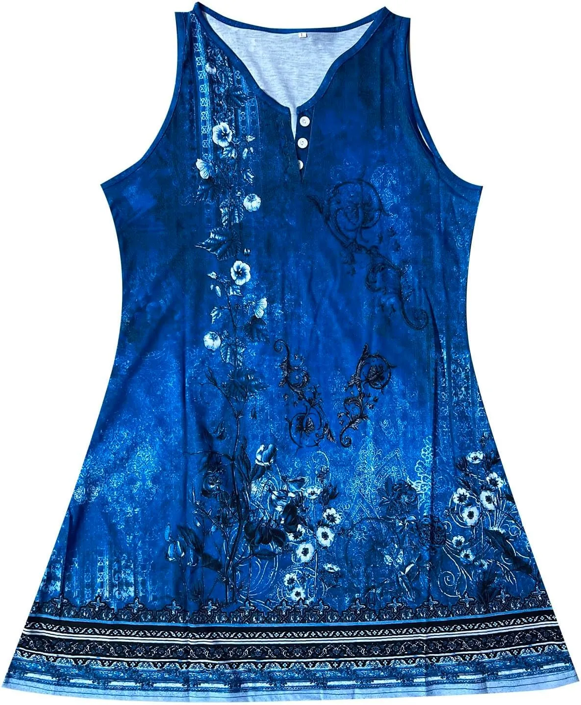 Linen Dress Spring Summer Dresses for Women Sleeveless Mini Sundresses Trendy Vacation Hawaiian Beach Dress with Pockets
