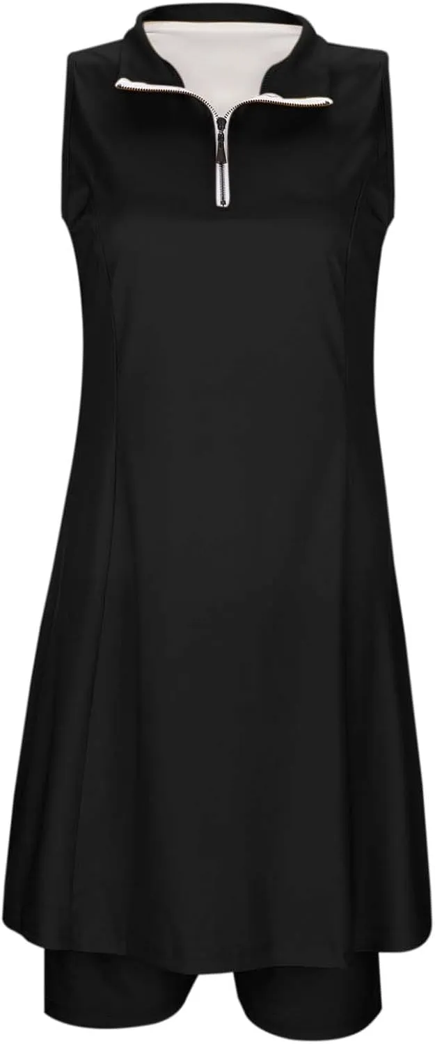 Mini Dresses for Women,2025 Summer V-Neck a Line Dresses Vintage Sleeveless Beach Sundress Casual Loose Boho Dress