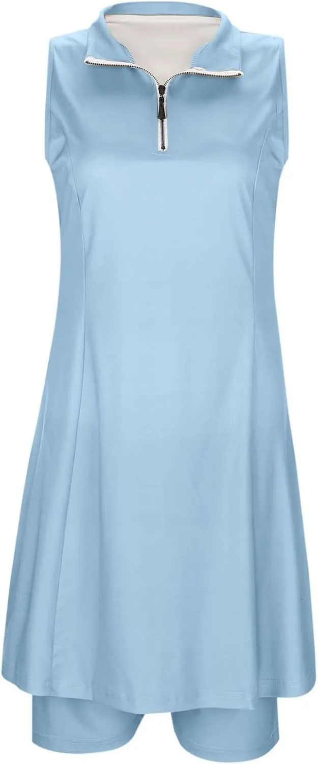 Mini Dresses for Women,2025 Summer V-Neck a Line Dresses Vintage Sleeveless Beach Sundress Casual Loose Boho Dress