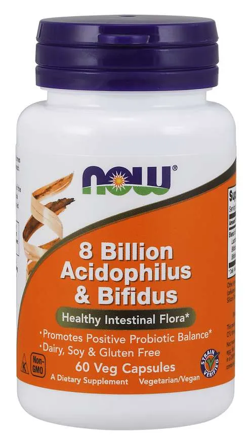 Now 8 Billion Acidophilus/Bifidus