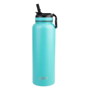 Oasis Challenger Insulated 1.1L Drink Bottle - Turquoise