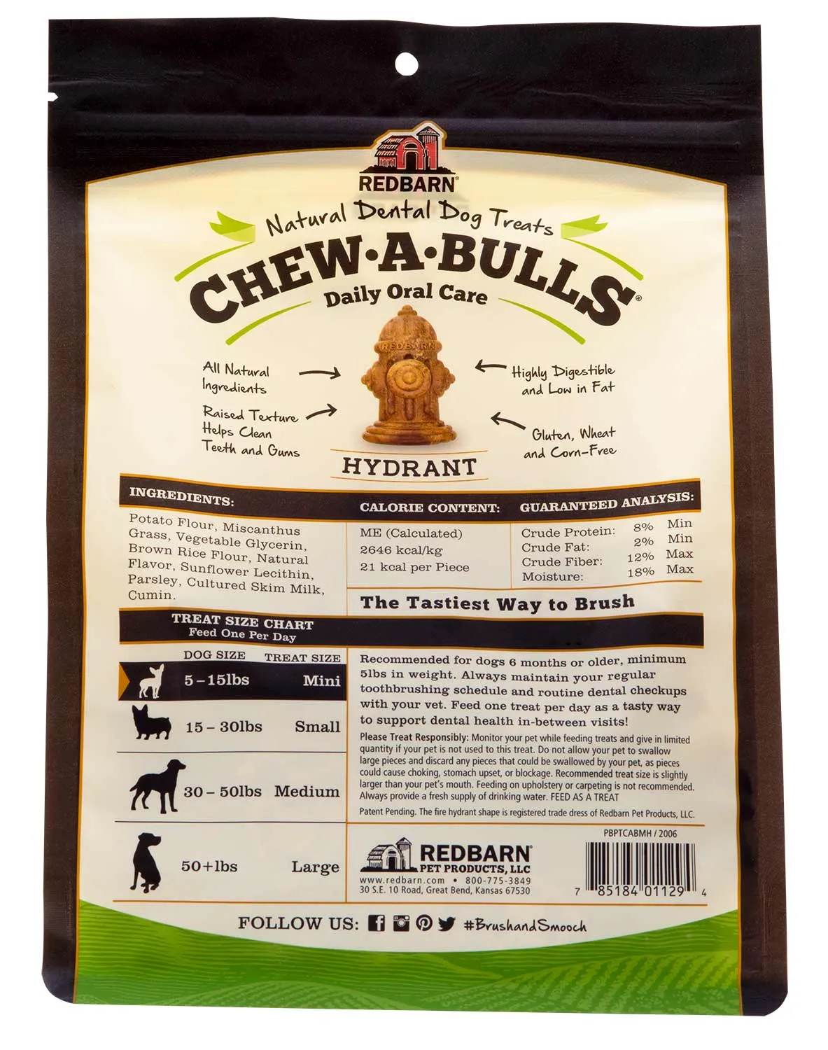 RedBarn Fire Hydrant Chew-A-Bulls Multi-Pack