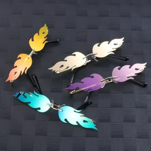 Reflective Rimless Vintage Fashion Sunglasses