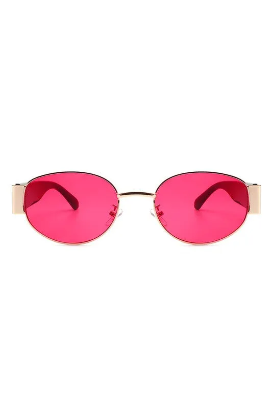 Round Retro Circle 90's Vintage Fashion Sunglasses