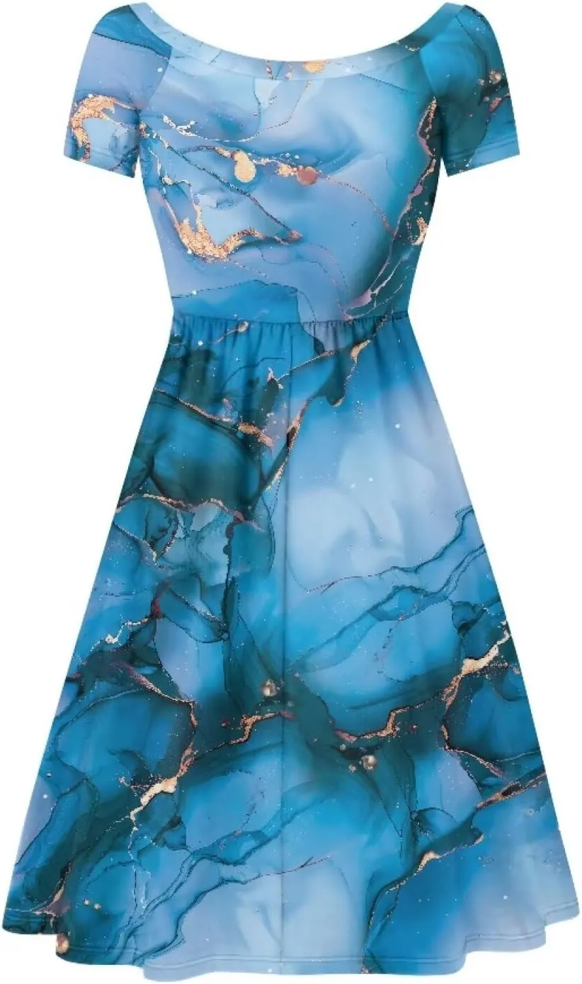 Short Sleeve Dresses for Women Crewneck Summer Dresses for Women Womens Nightgowns Dress for Women Plus Size XS-4XL