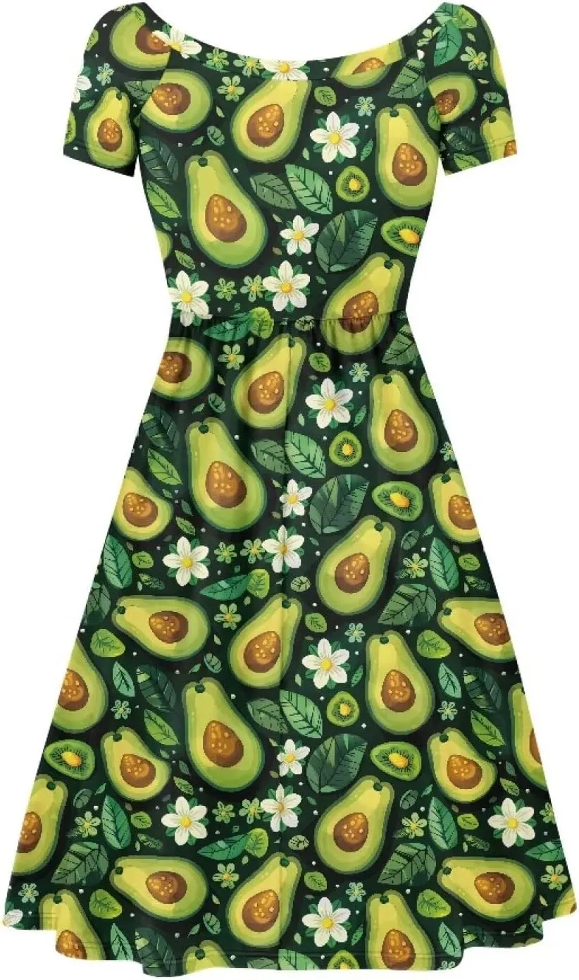Short Sleeve Dresses for Women Crewneck Summer Dresses for Women Womens Nightgowns Dress for Women Plus Size XS-4XL