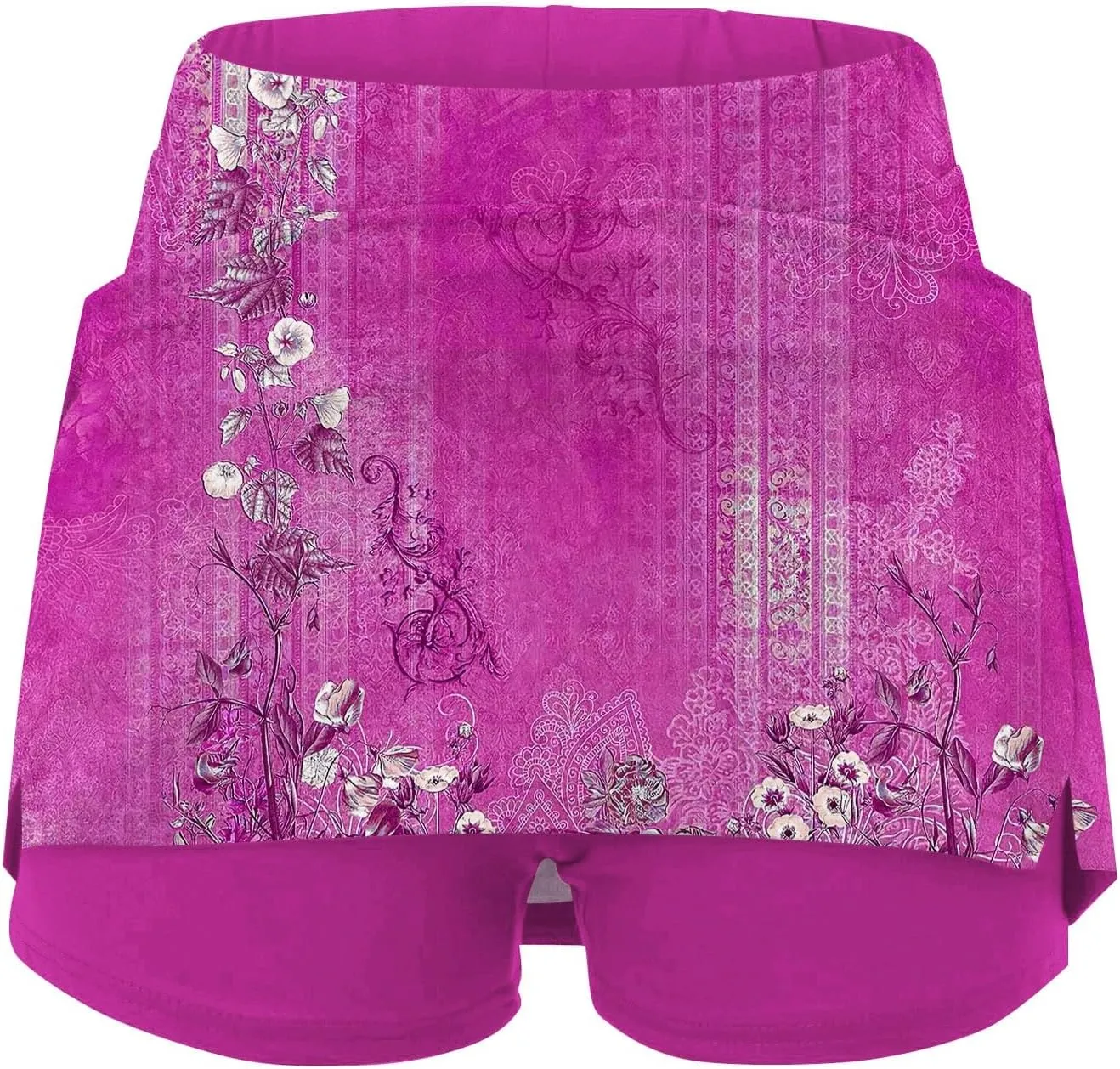 Skorts for Women 2025 Summer Tummy Control Solid Short Athletic Golf High Waist Active Basic Plus Size Clothes