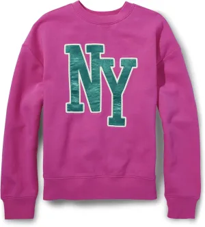 Sugar & Jade Girls' Teen Long Sleeve Pull Over Oversized Sweatshirt