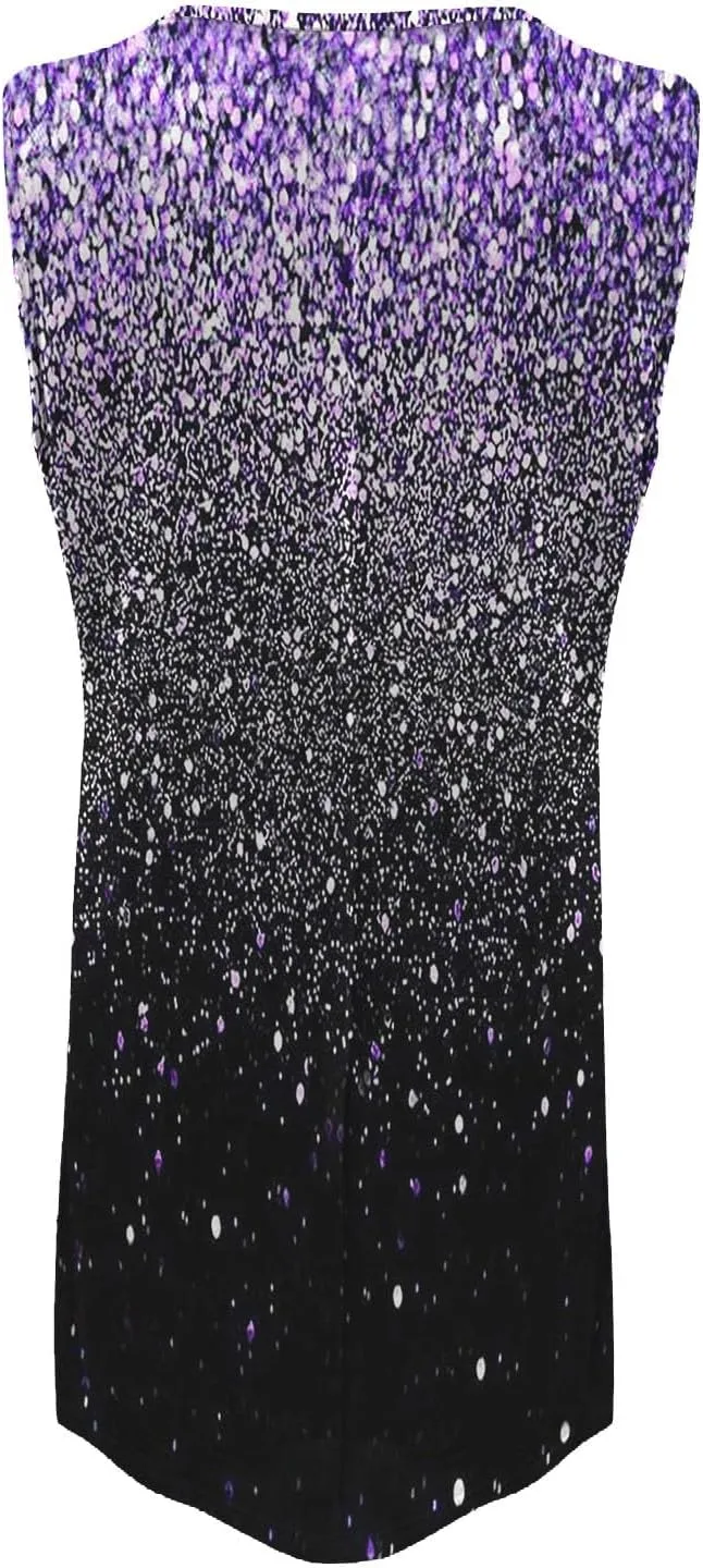Summer Dresses for Women 2024 Vacation Casual Sleeveless Midi Tshirt Dress Trendy Flowy Loose Boho Beach Sundresses