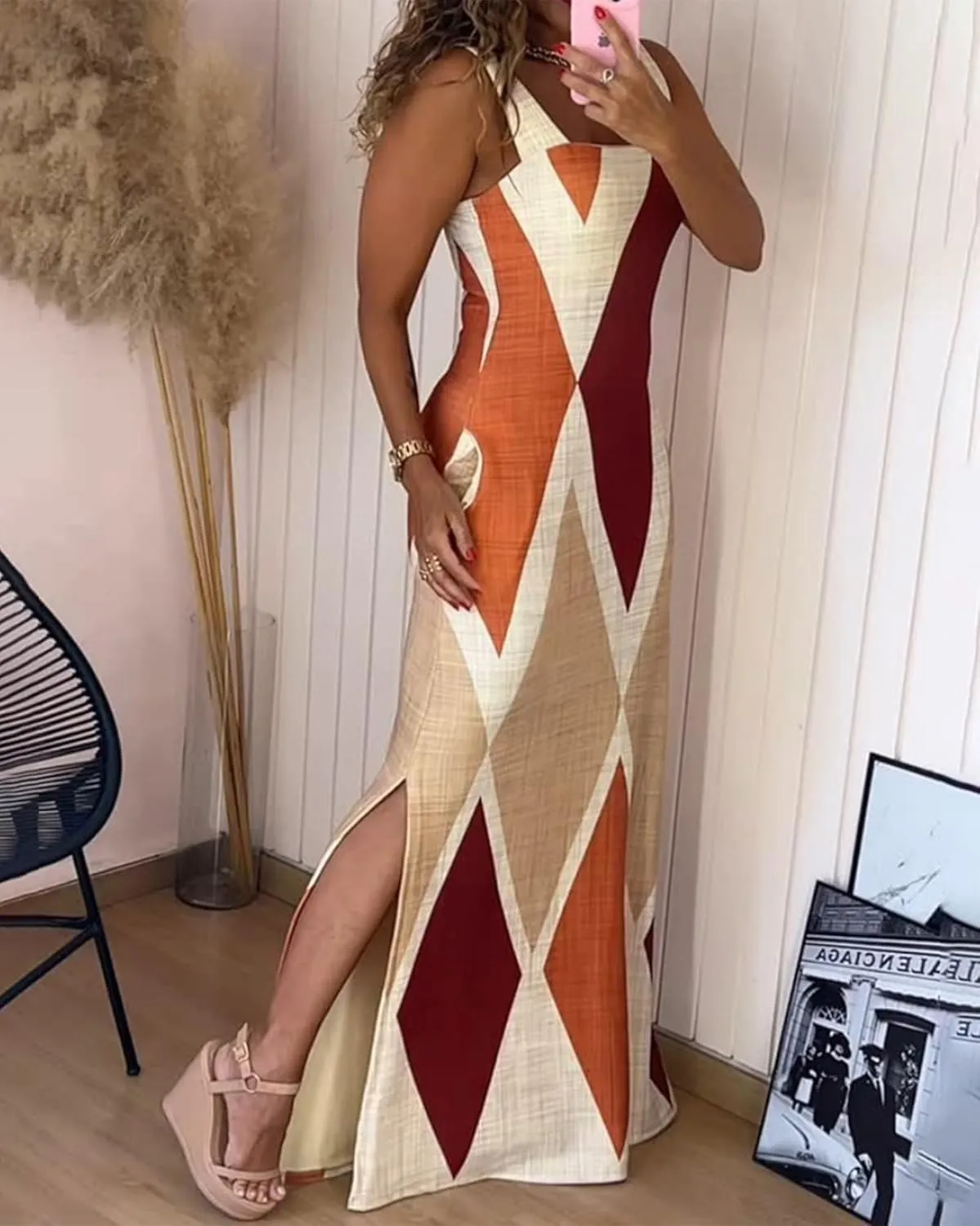 Summer Dresses for Women 2025 Maxi Loose Casual Dress Sleeveless Boho Flowy Sundress Beach Vacation Cocktail Dress