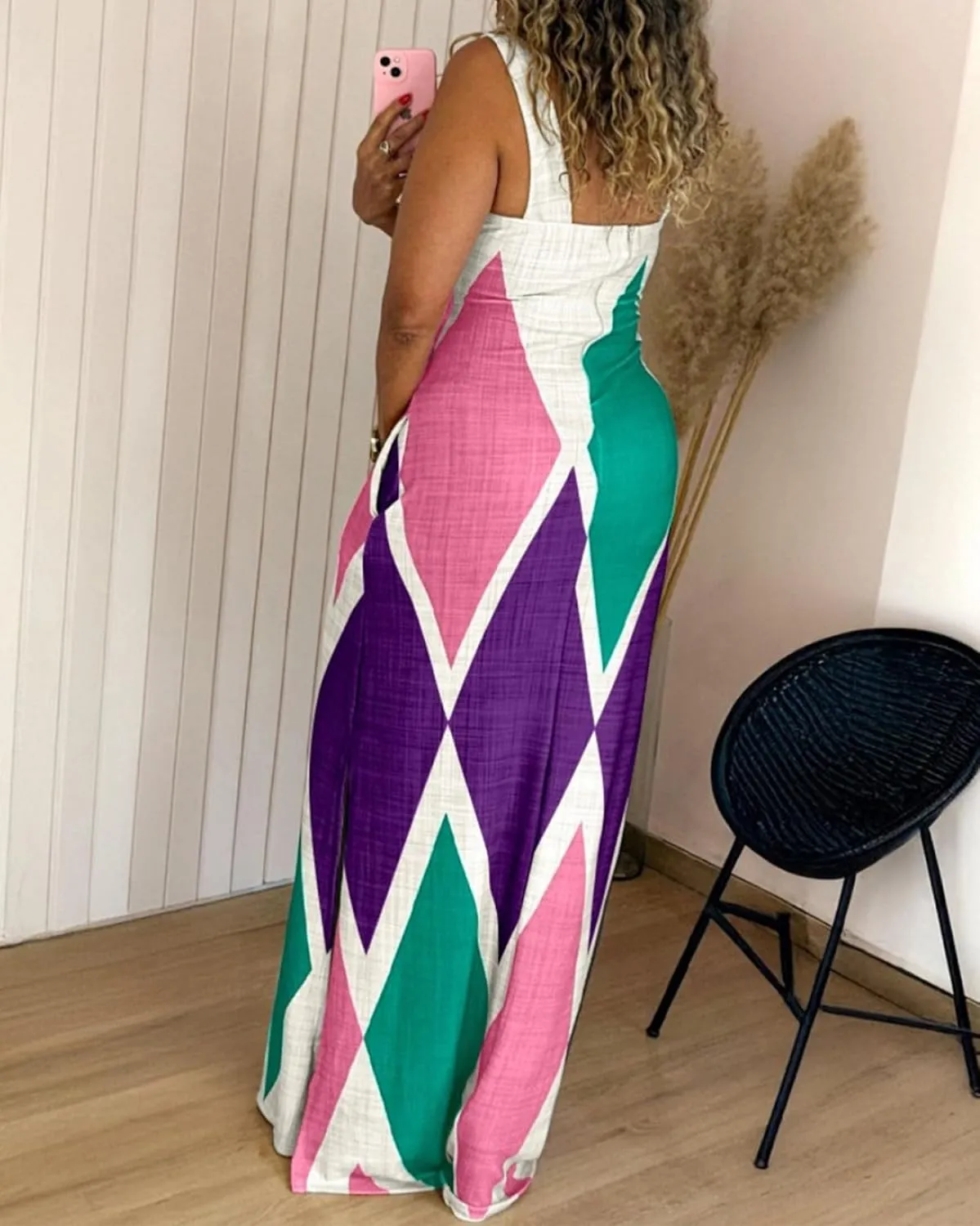 Summer Dresses for Women 2025 Maxi Loose Casual Dress Sleeveless Boho Flowy Sundress Beach Vacation Cocktail Dress