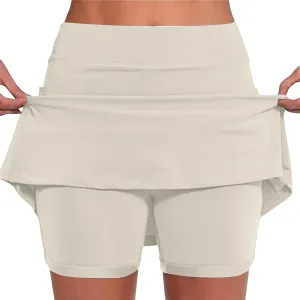 TANGNADE Womens Athletic Tennis Skorts Golf Skirts Summer Shorts for Running Active Workout Sports Running Outfits
