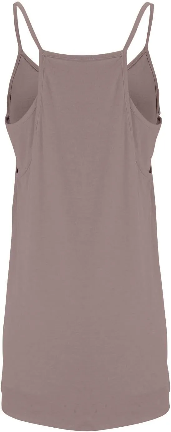 Tennis Dress for Women Built-in Shorts Underneath Casual Sleeveless Spaghetti Golf Sundress Workout Dress with Pockets
