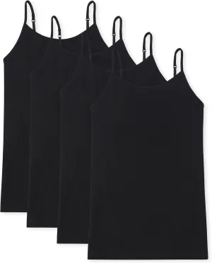 The Children'S Place Girls Basic Camisole, 4 Pack