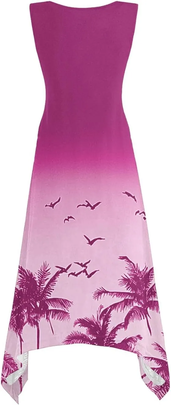 Trendy Clothes for Women Over 50 Floral Spring Dress Plus Size Flowy Dress Plus Size Sundresses