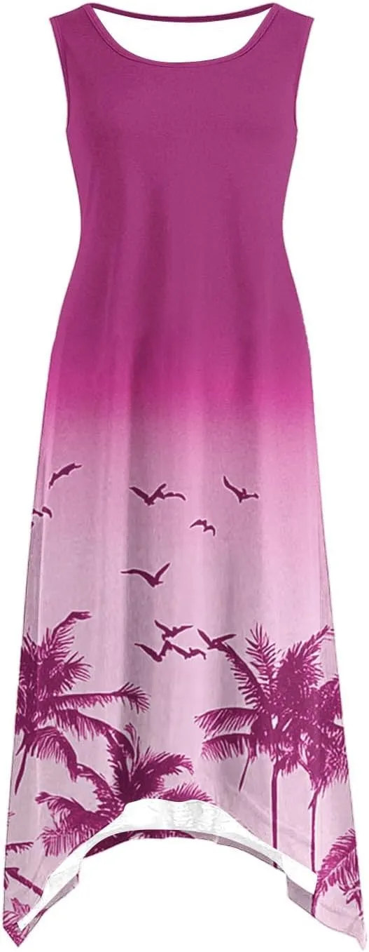 Trendy Clothes for Women Over 50 Floral Spring Dress Plus Size Flowy Dress Plus Size Sundresses